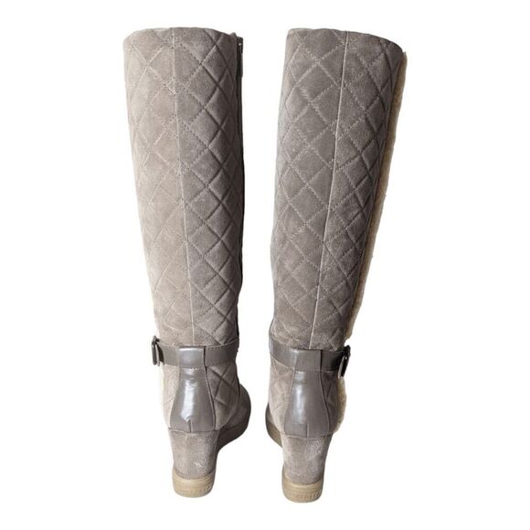 AQUATALIA Callie Faux-Shearling Wedge Boot Size 7.5 - Picture 5 of 11